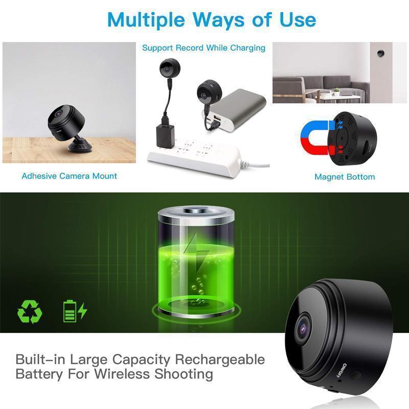 1080P Magnetic Wifi Mini Camera Smart Home