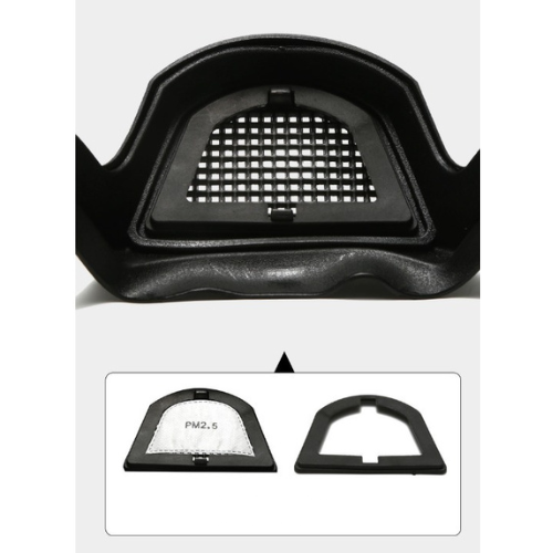 Anti-Fog Protective Full Face Shield Mask Clear Spray Splash Proof Breathable Cover 5X Extra Filters