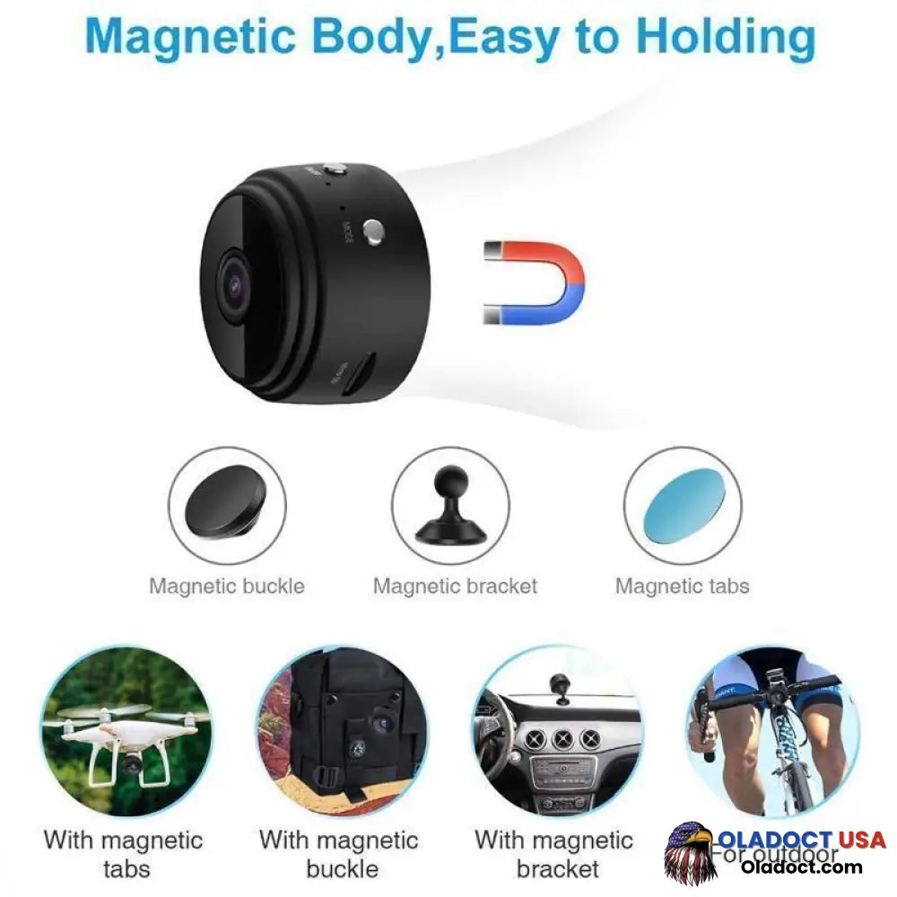 1080P Magnetic Wifi Mini Camera Smart Home