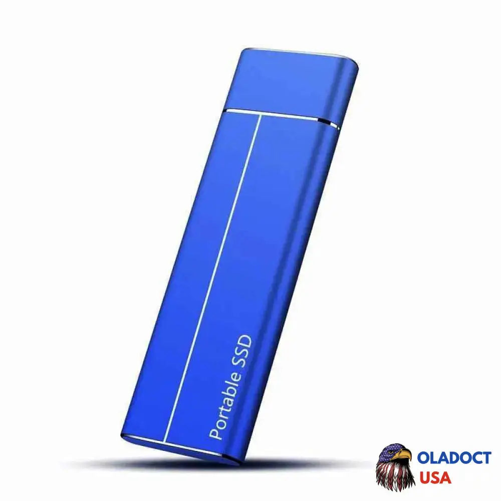 30Tb/16Tb/8Tb/4Tb/2Tb/1Tb High Speed External Ssd Blue / 500Gb