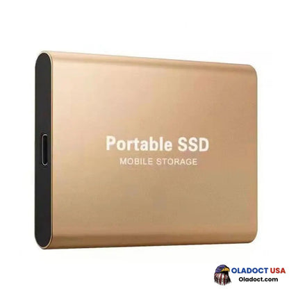 30Tb/16Tb/8Tb/4Tb/2Tb/1Tb Ultra Speed External Ssd Gold / 500 Gb