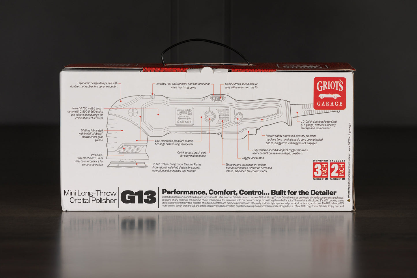 Griot's Garage G13 Mini Long-Throw Orbital Polisher