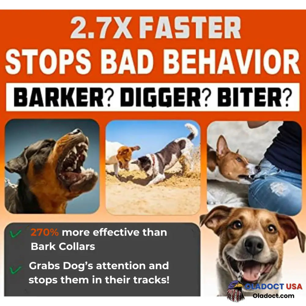 Bark Buster – Ultrasonic Dog Training And Anti Barking Device Easy Safe Humane!