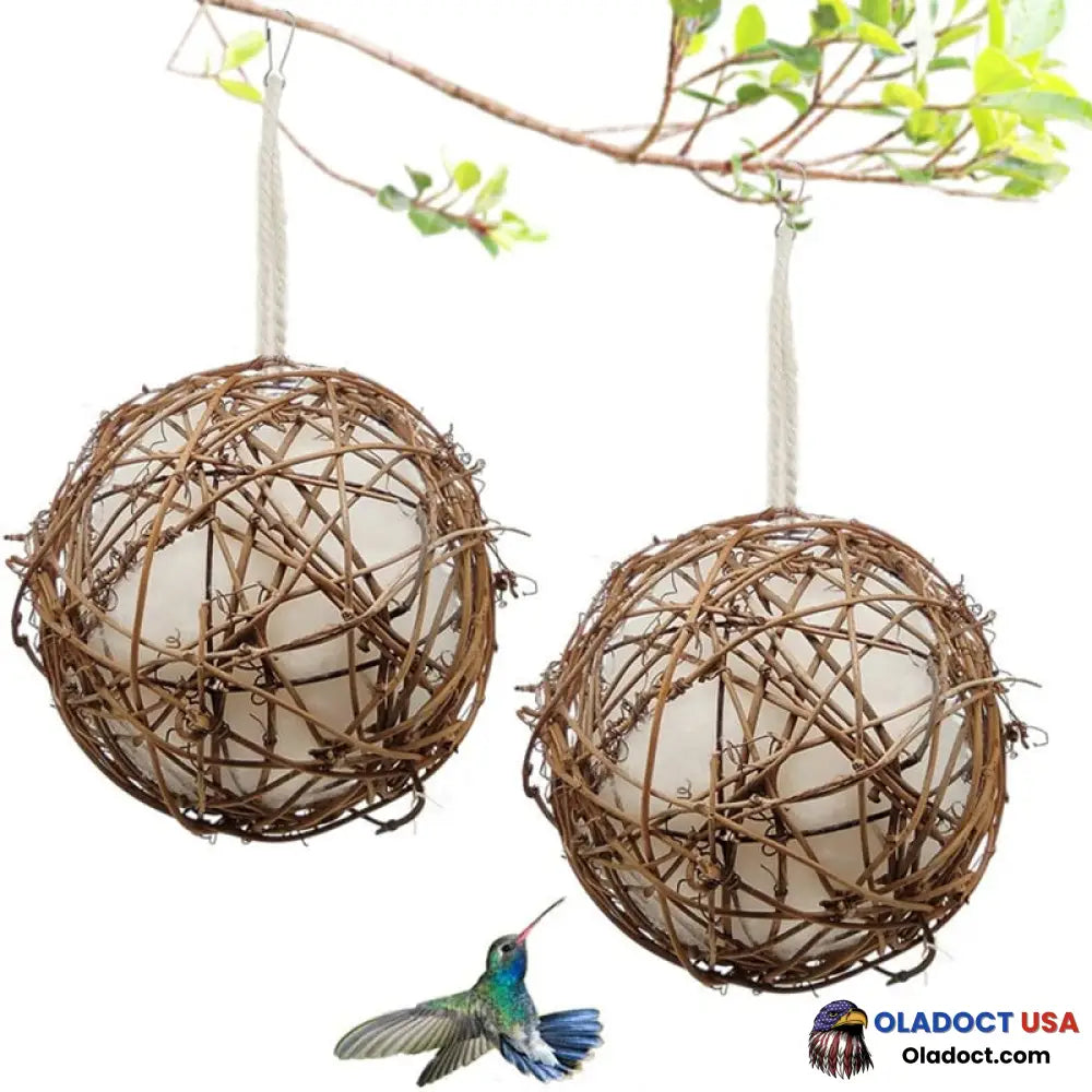 Bird Nesting Houses & Materials - Hand Made