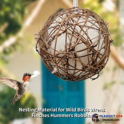 Bird Nesting Houses & Materials - Hand Made