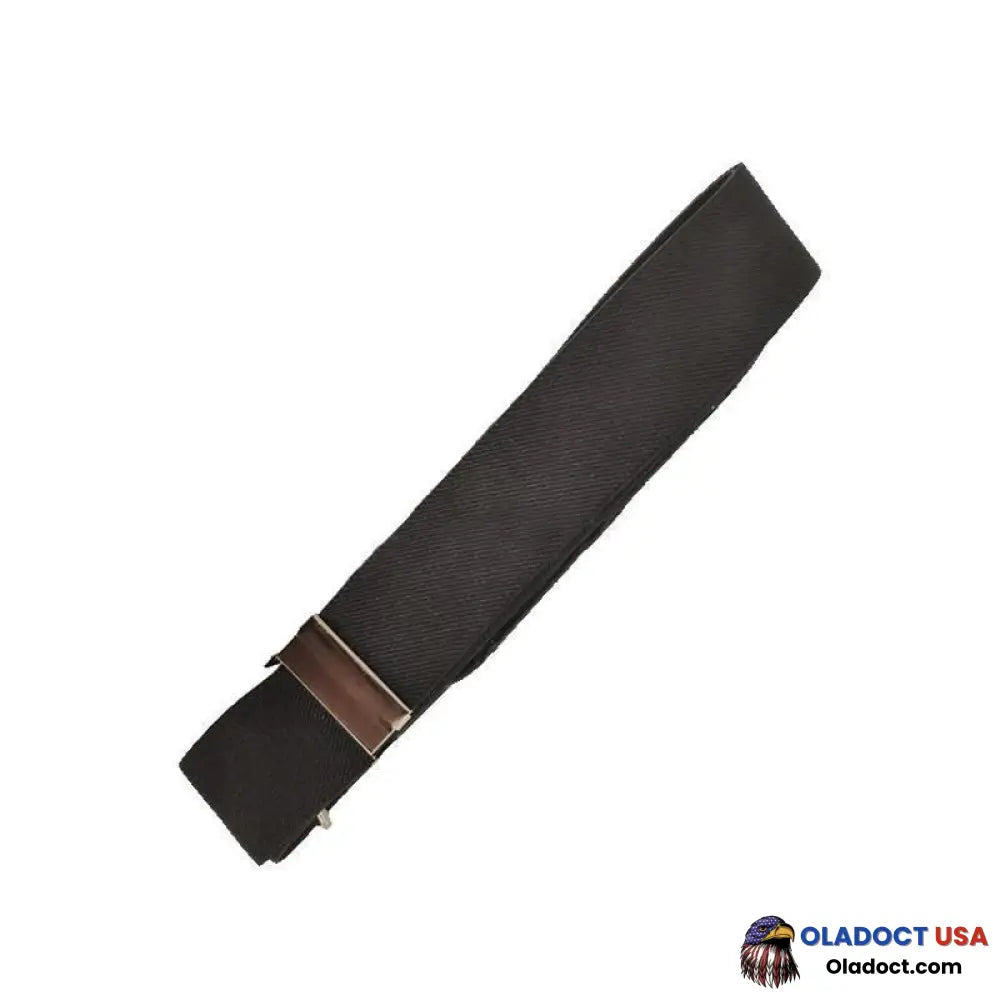 Buckle-Free Invisible Elastic Waist Belts Black Belt