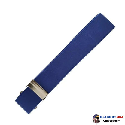 Buckle-Free Invisible Elastic Waist Belts Blue Belt