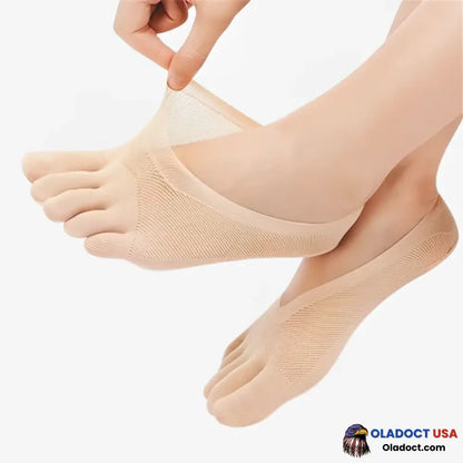 Bunion Corrective Toe Socks Skin Tone( 2 Pairs)