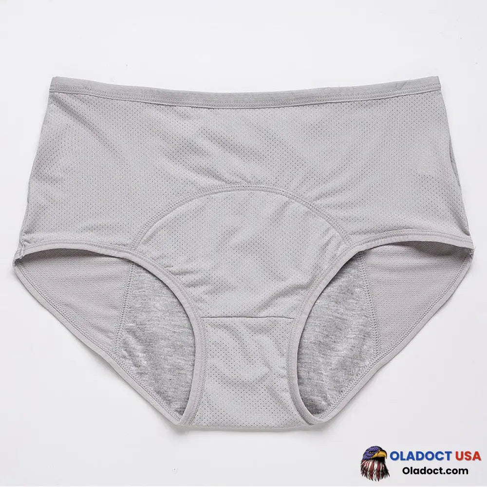 Buy 3 Get 5- Leak Proof Protective Panties Gray / L