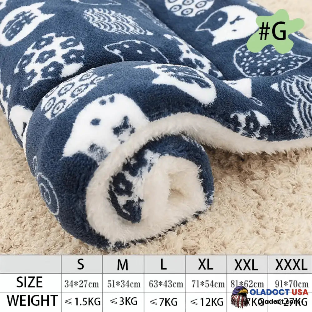 Calming Cat Blanket #G / S