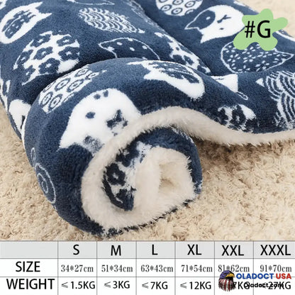 Calming Cat Blanket #G / S