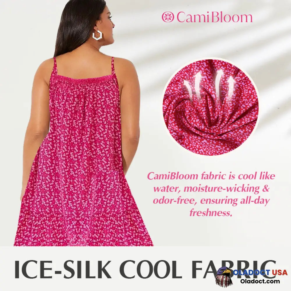 Camibloom Floral Printed Camisole Dress