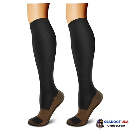 Copper Medic - Compression Socks 3 Pairs / Black S/M 200004183