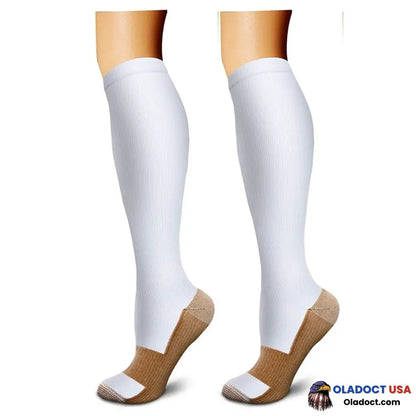 Copper Medic - Compression Socks 3 Pairs / White S/M 200004183