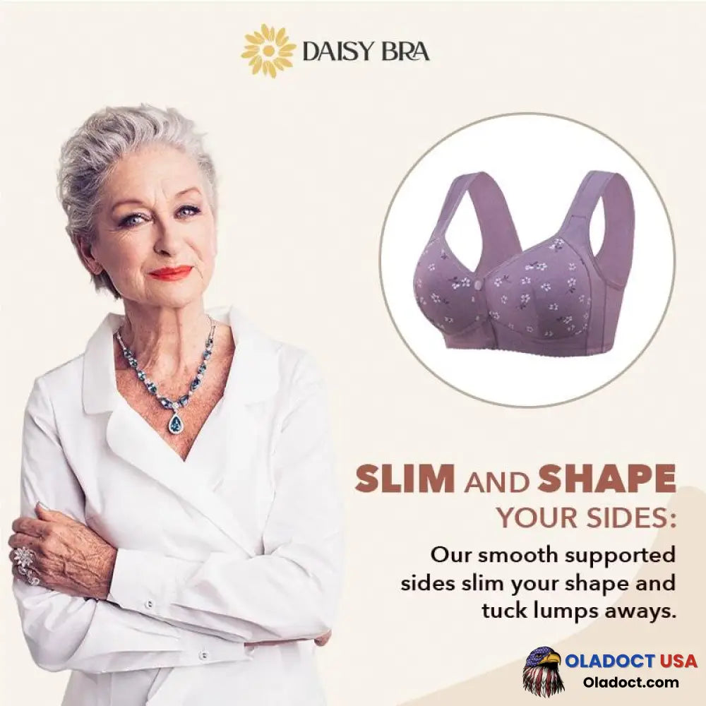 Daisy Bra Comfortable & Convenient Front Button