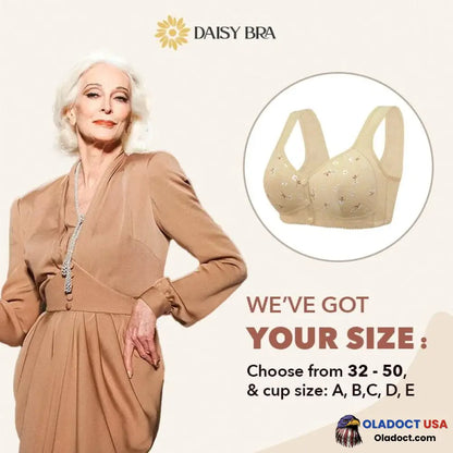 Daisy Bra Comfortable & Convenient Front Button