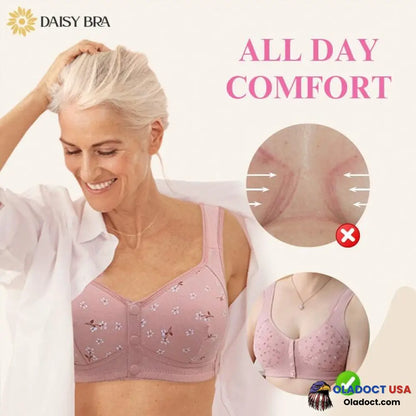 Daisy Bra Comfortable & Convenient Front Button