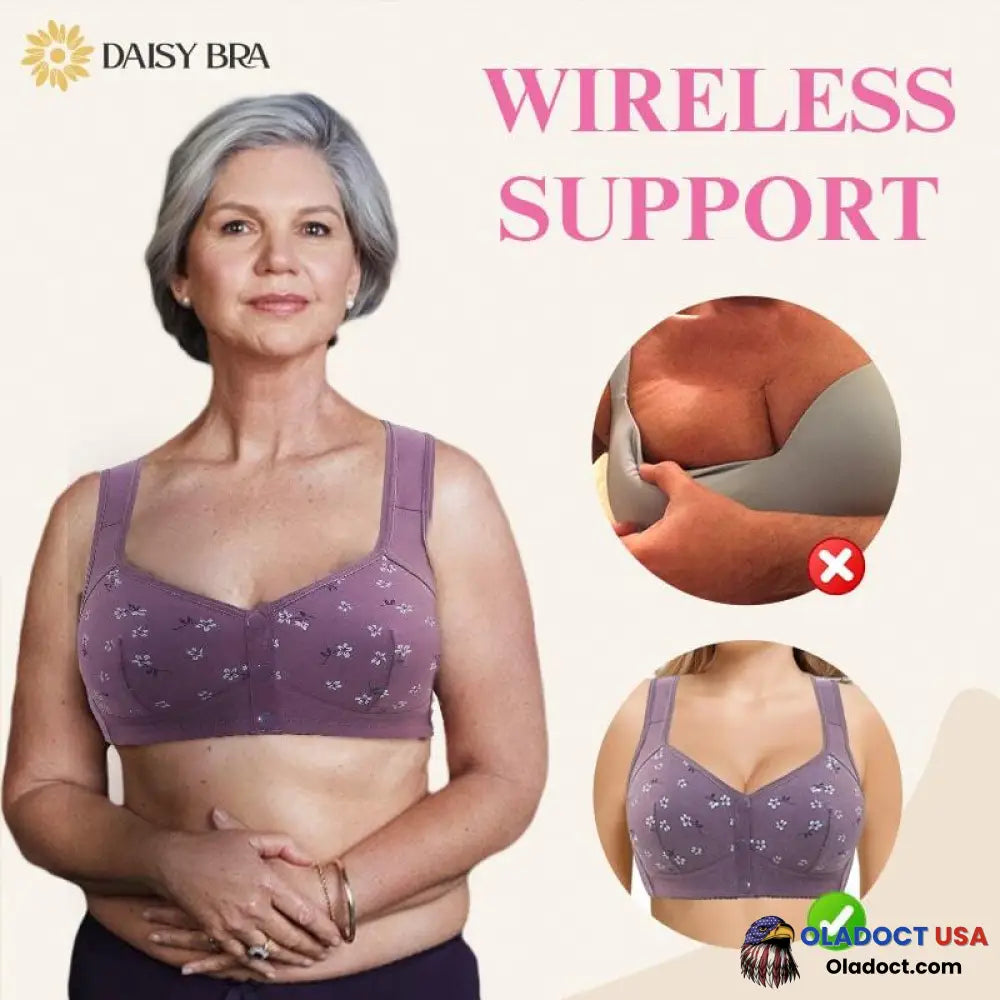 Daisy Bra Comfortable & Convenient Front Button