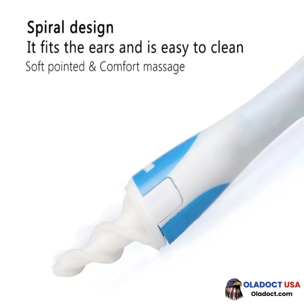 Ear Cleaner With Soft Silicone Tip Spiral Earwax