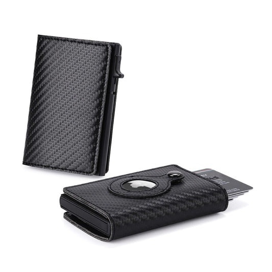 Edge Smart Airtag Wallet Carbon Fiber