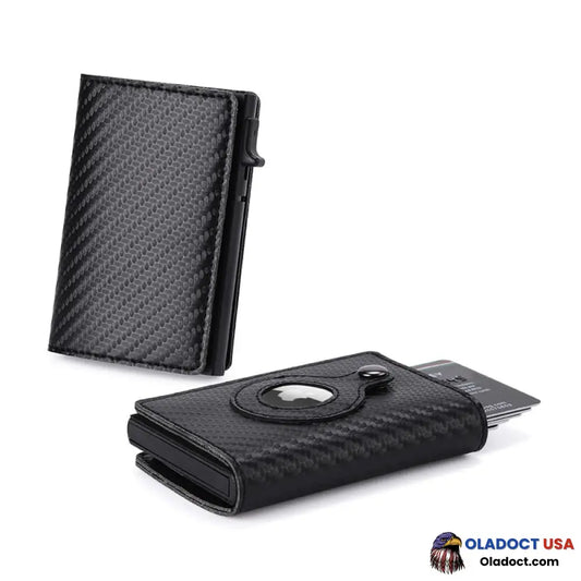 Edge Smart Airtag Wallet Carbon Fiber