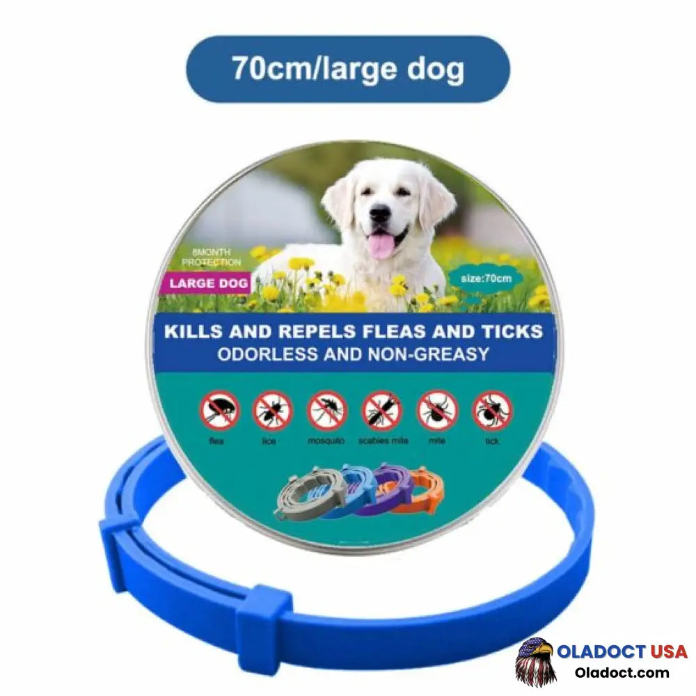 Furlife Flea And Tick Collar Blue / For Large Dogs