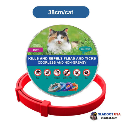 Furlife Flea And Tick Collar Rose Red / For Cats