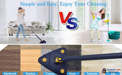 Last Day 70% Off 360 Rotatable Adjustable Cleaning Mop