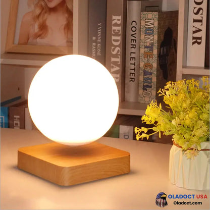 Levitating Moon Lamp Light Brown / 5.5 Inch 14 Cm Diameter