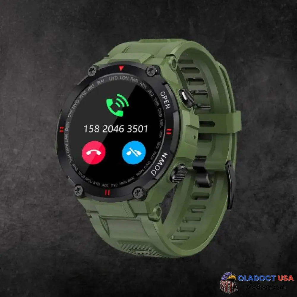 Luxium Crusader Durable Smart Watch Military Green