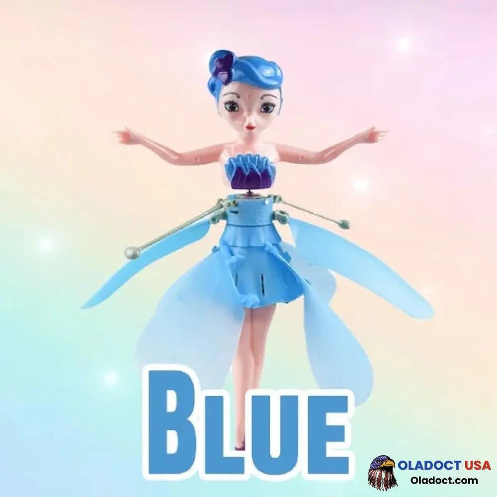 Magic Flying Fairy Princess Doll[Buy 3 Get 6 ] Blue