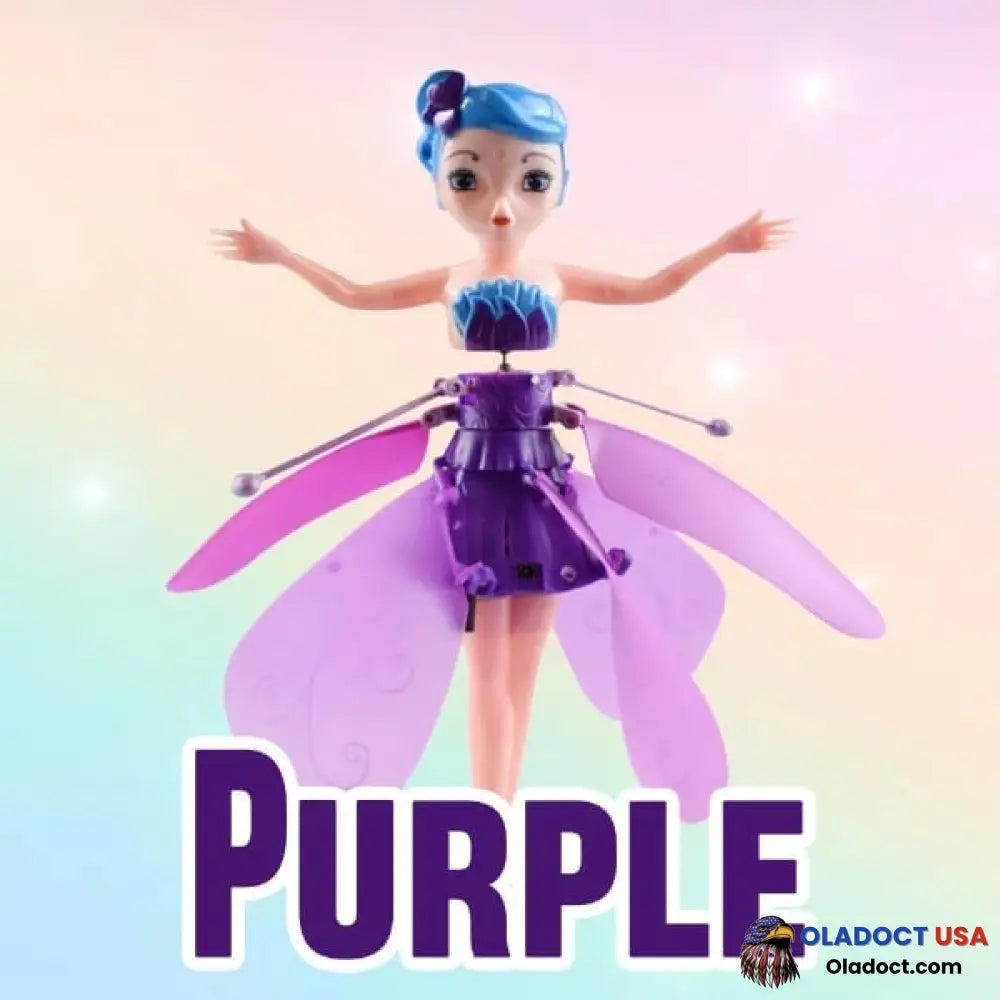 Magic Flying Fairy Princess Doll[Buy 3 Get 6 ] Purple