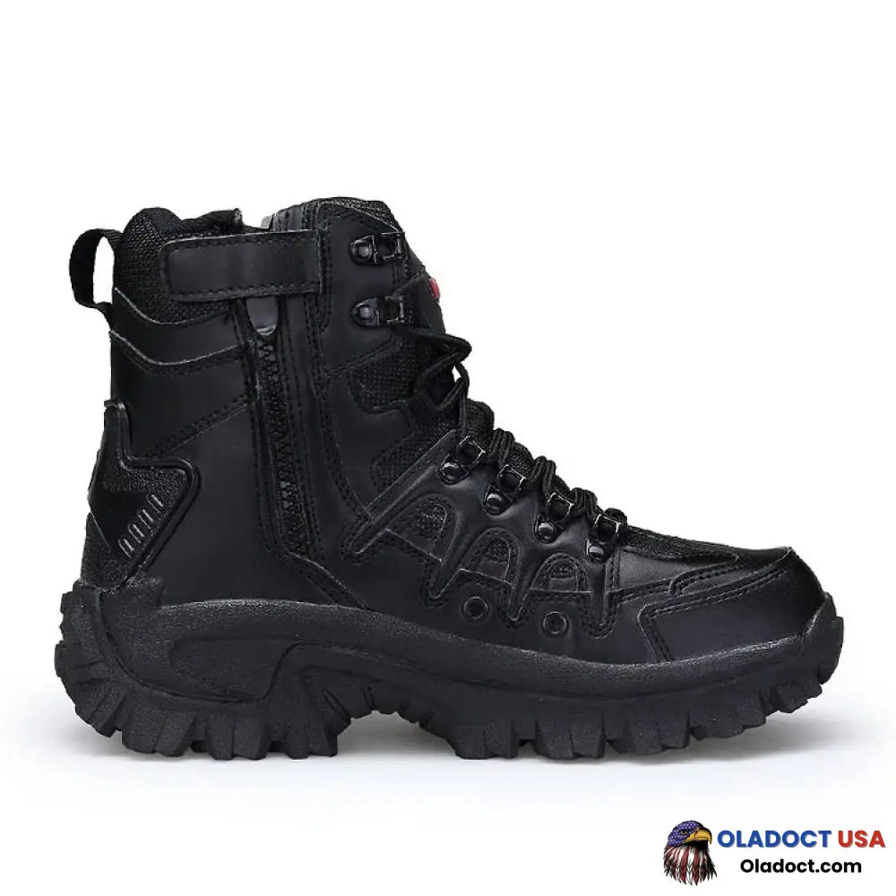 Men Outdoor Waterproof Non-Slip Hiking Boots Combat