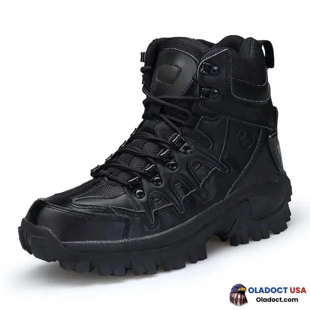 Men Outdoor Waterproof Non-Slip Hiking Boots Combat Boots