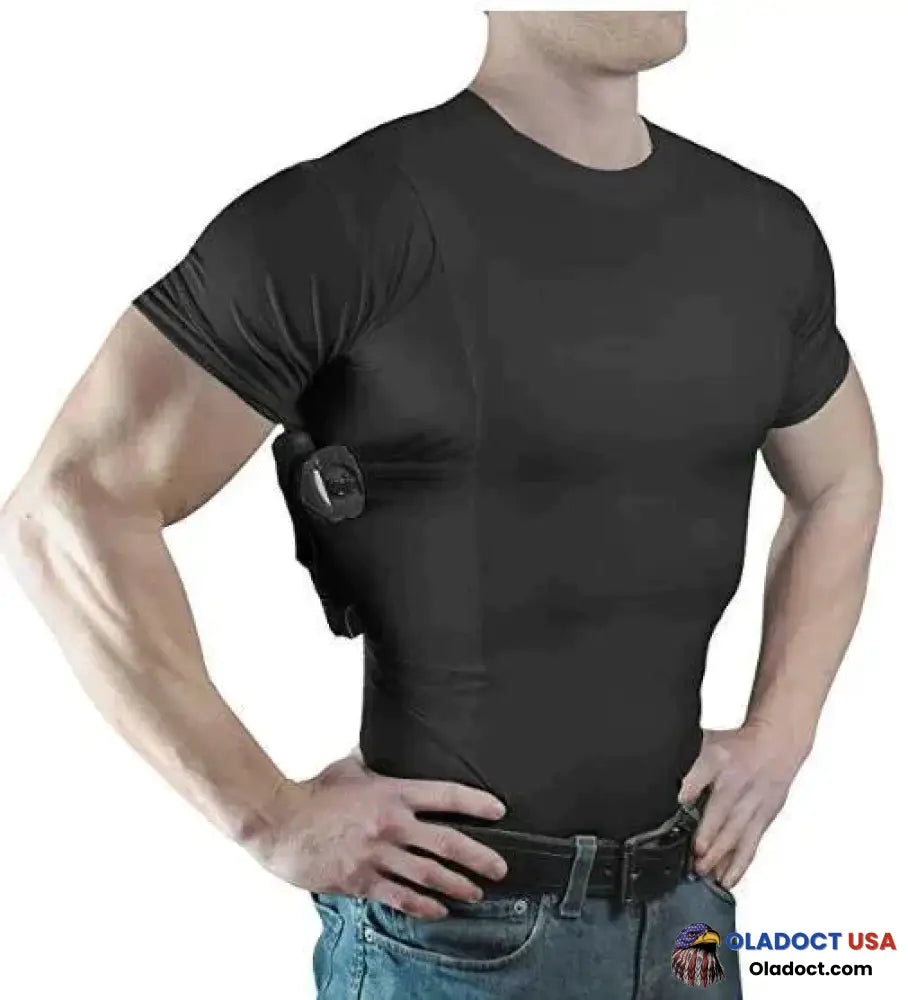 Men/Womens Concealed Carry T-Shirt Holster Black / S