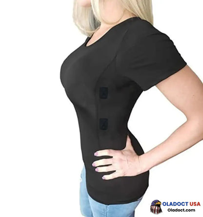 Men/Womens Concealed Leather Holster T-Shirt