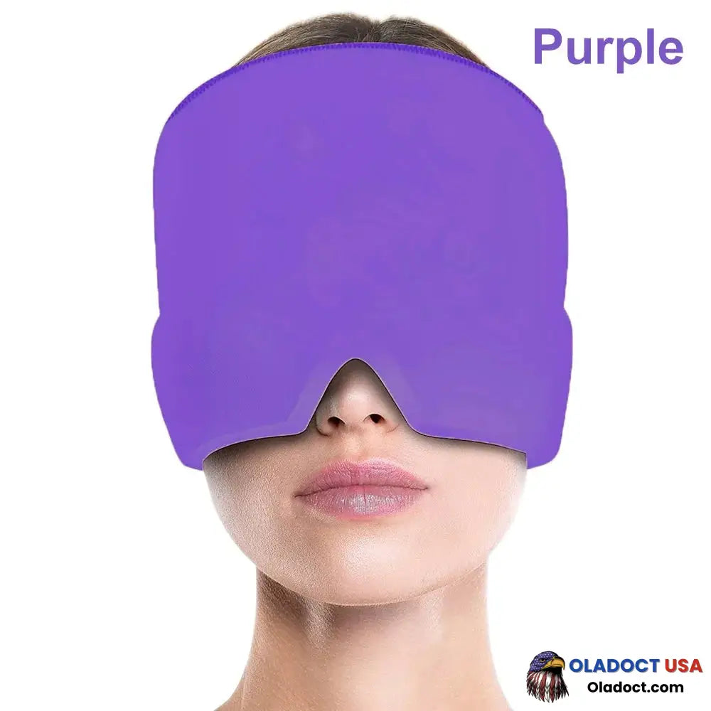 Migraine & Headache Relief Cap Purple