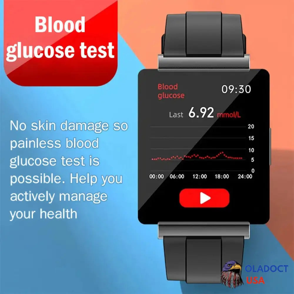 Non-Invasive Blood Glucose Test Smart Watch (Buy 2 Get 10% Off)
