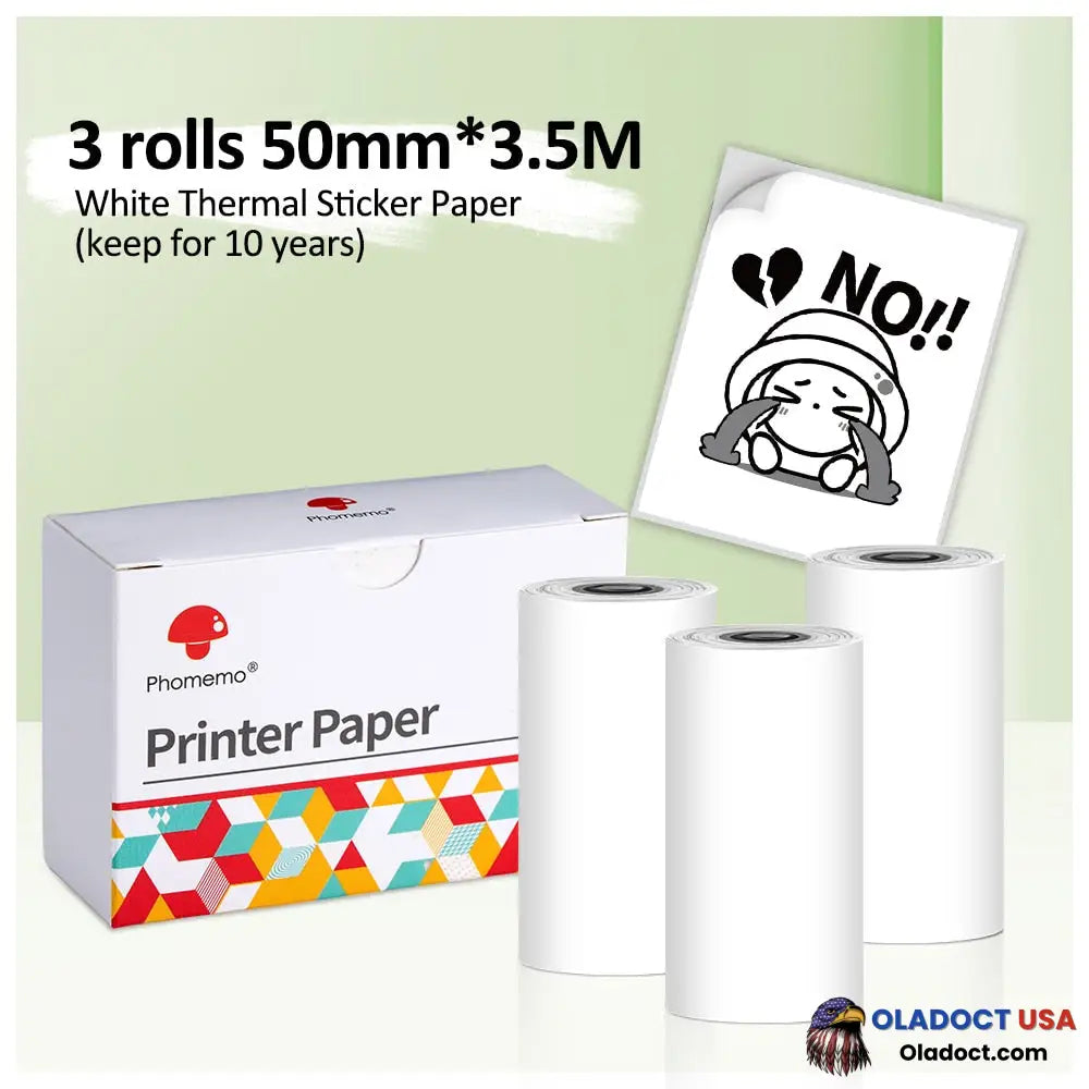 Pocket Printer 2.0 3 Rolls Of White Paper