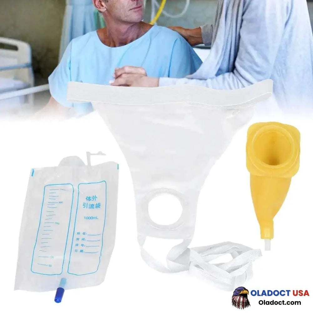 Portable And Wearable Urine Bag Collector For Men