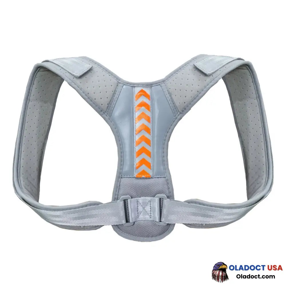 Posture Corrector Gray/Orange / Kids-20-40Kg (45Lbs-90Lbs)