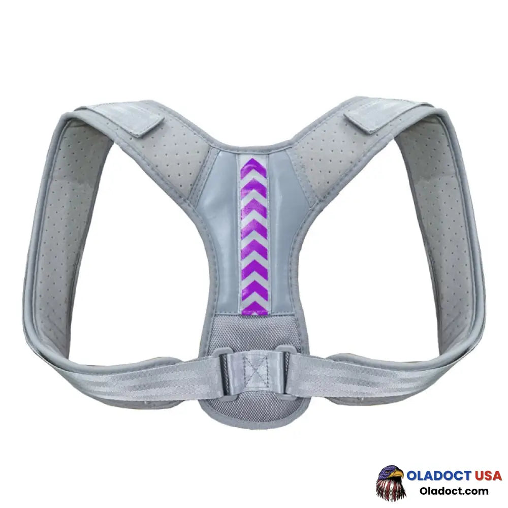 Posture Corrector Gray Purple / Kids-20-40Kg (45Lbs-90Lbs)