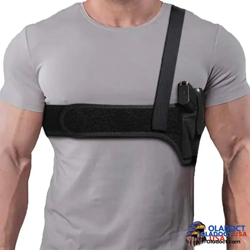 Praetorian Vertical Shoulder And Belly Holster Left Hand Draw / Up To 51’ Chest