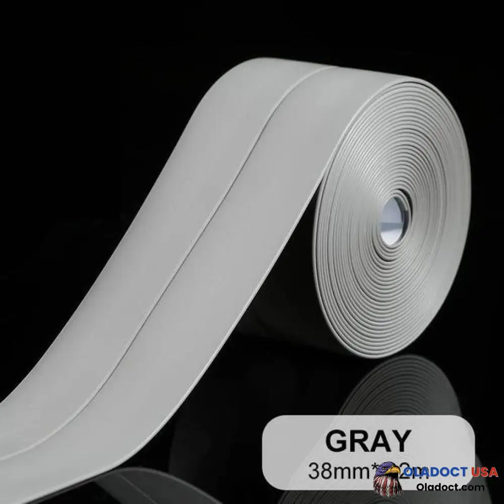 Professional Self-Adhesive Caulk Strip-(Anti-Mildew Tape)10.5Ft/126 Inches Gray 21 In Stock / Width