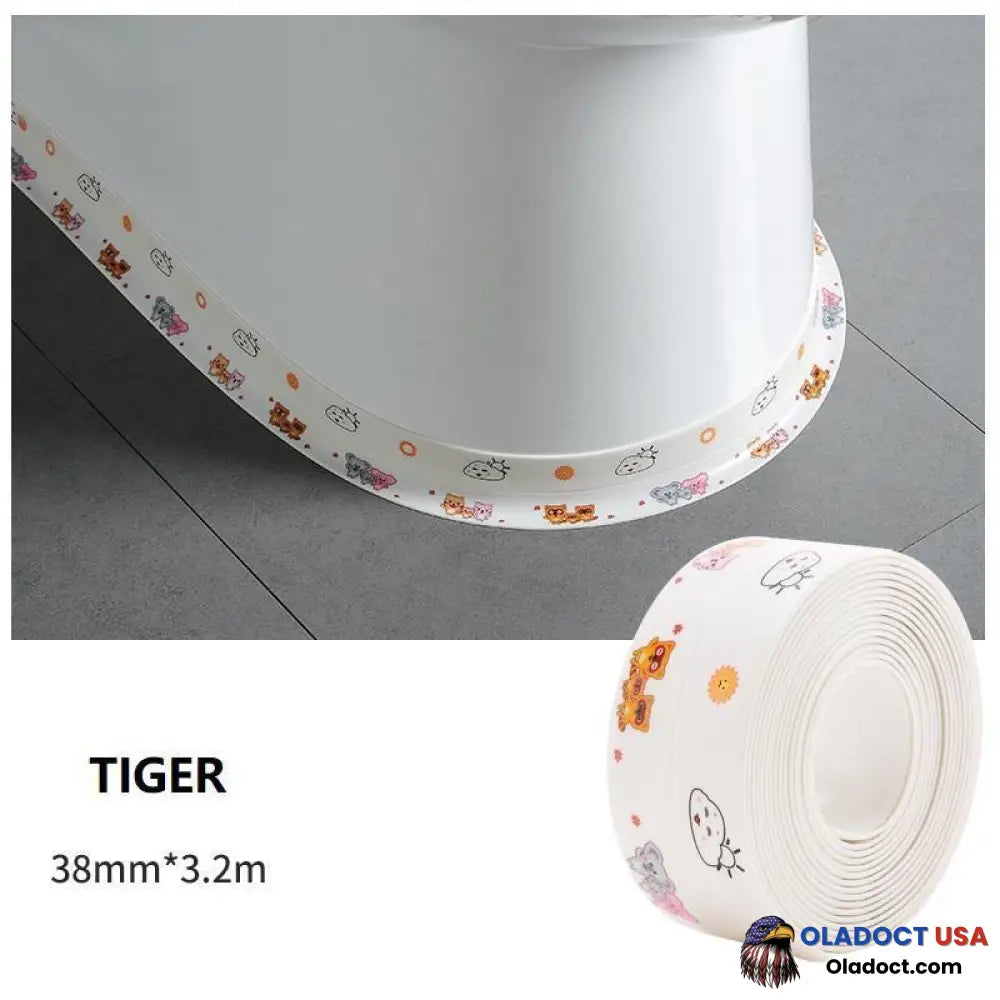 Professional Self-Adhesive Caulk Strip-(Anti-Mildew Tape)10.5Ft/126 Inches Tiger 48 In Stock / Width