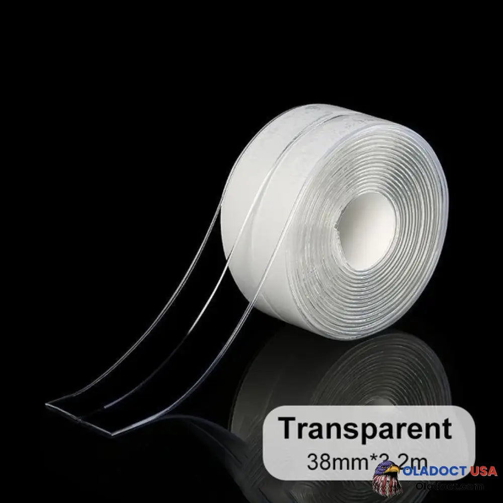 Professional Self-Adhesive Caulk Strip-(Anti-Mildew Tape)10.5Ft/126 Inches Transparent 78 In Stock /