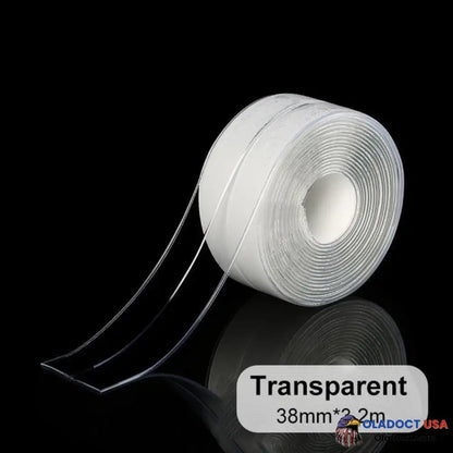 Professional Self-Adhesive Caulk Strip-(Anti-Mildew Tape)10.5Ft/126 Inches Transparent 78 In Stock /