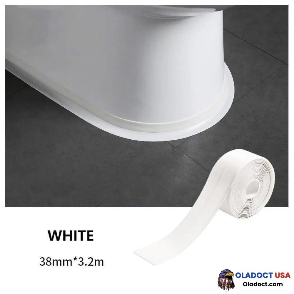 Professional Self-Adhesive Caulk Strip-(Anti-Mildew Tape)10.5Ft/126 Inches White Hot Sale / Width