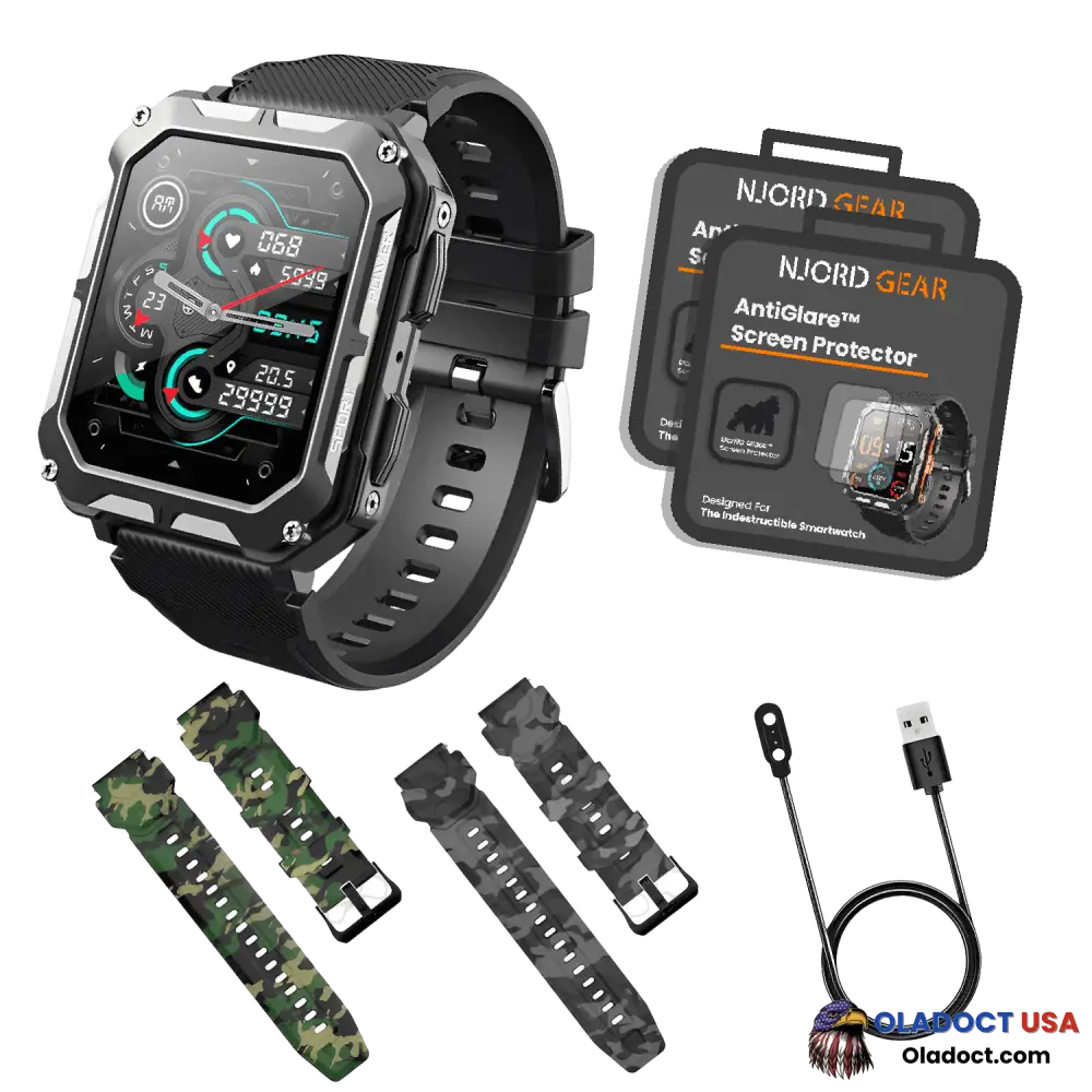 Pureroyi Military Smart Watch For Men