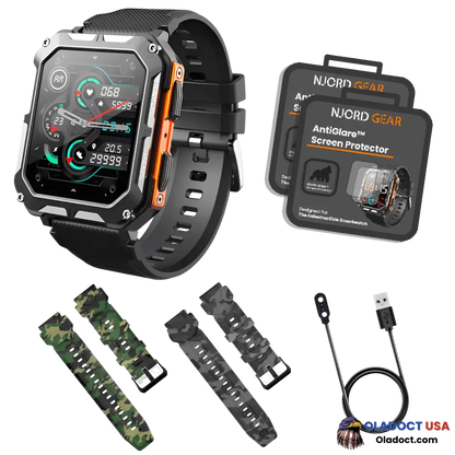 Pureroyi Military Smart Watch For Men